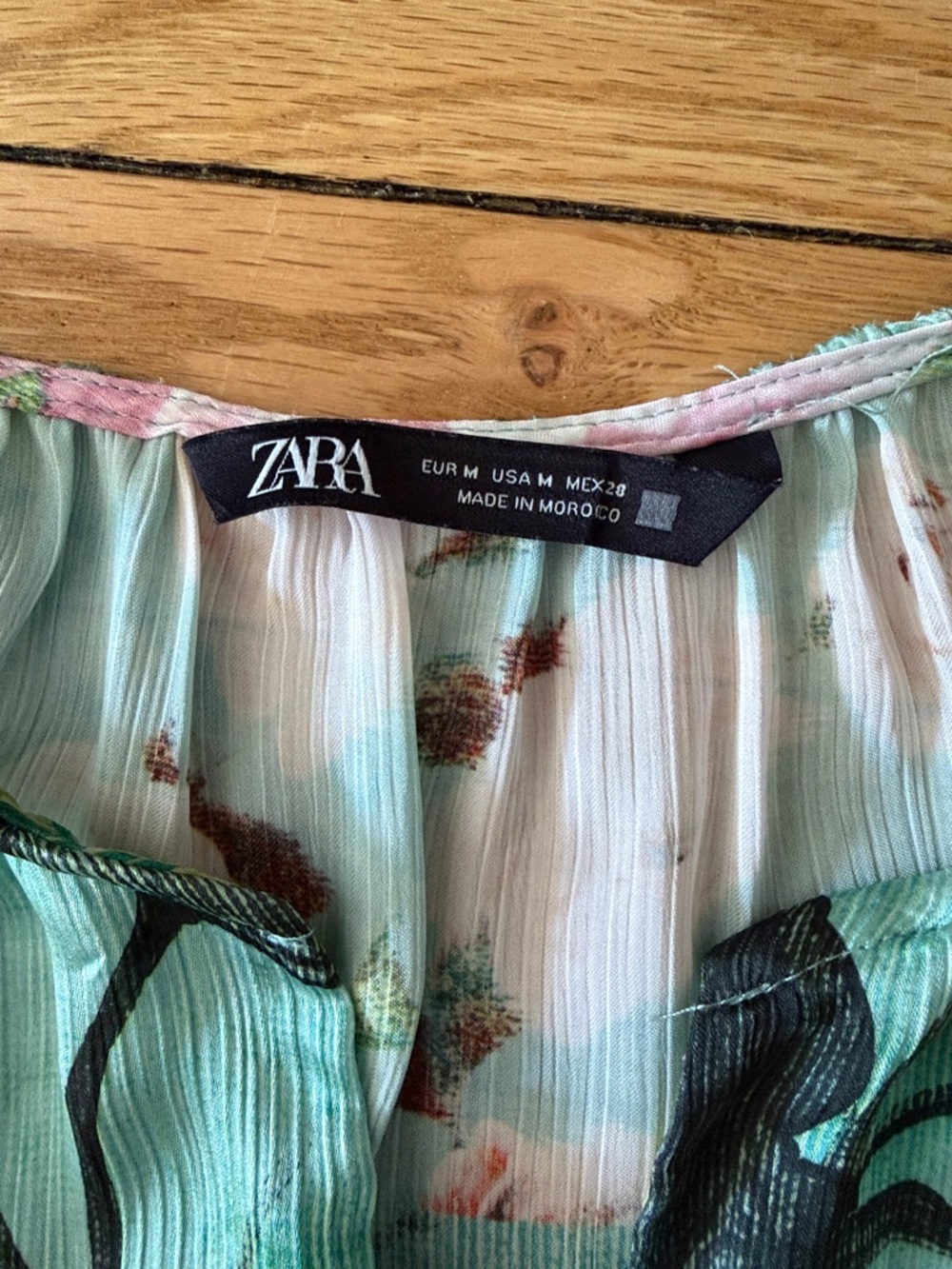 Zara Pastel Floral Maxi Dress in Mint, Pink & Cream - Picture 2 of 5